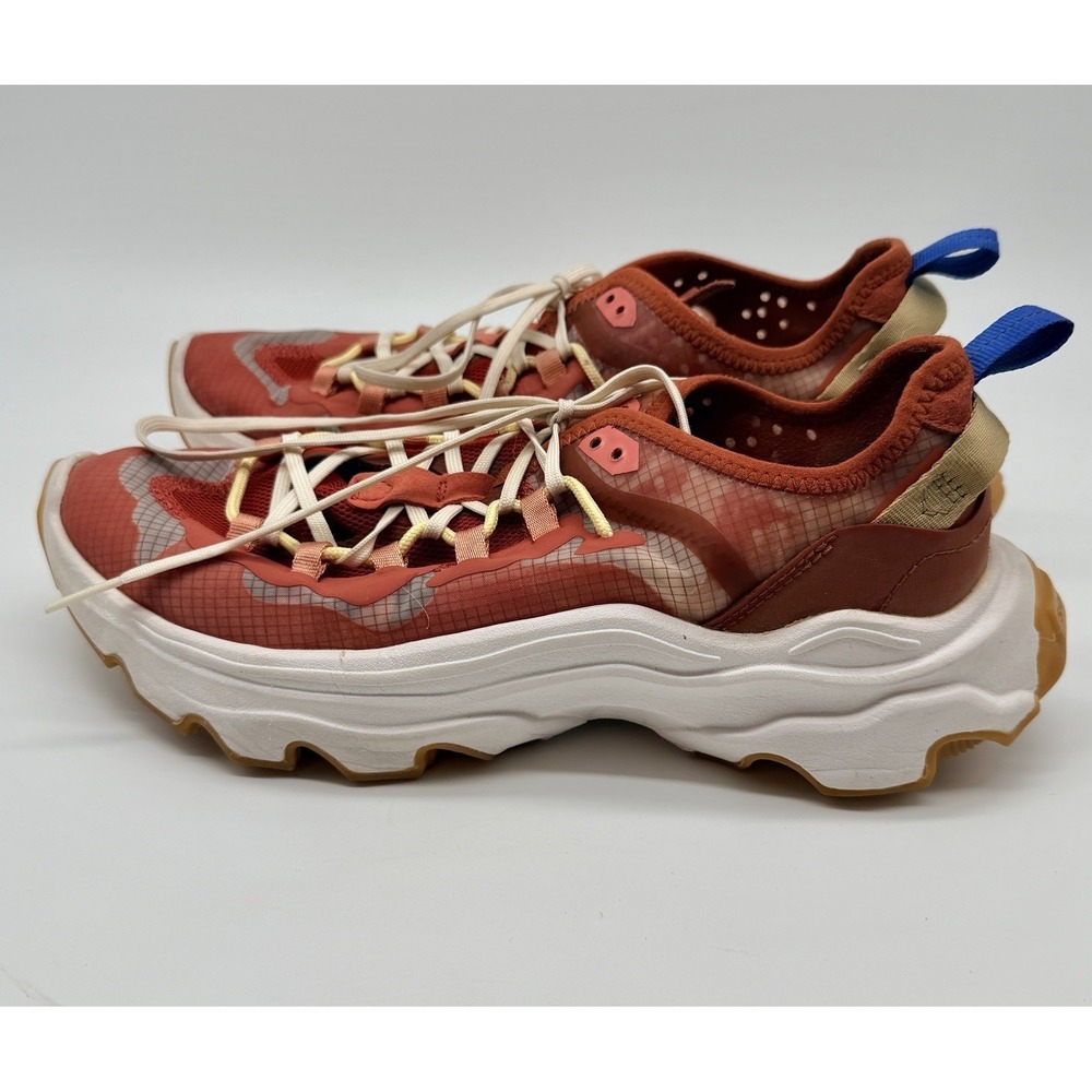 Sorel Shoes Women's Red 9 Kinetic Breakthru Tech Lace Up Trail Sneaker Running